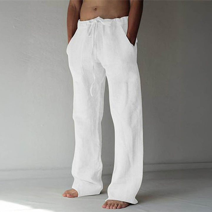 Men’s 100% Pure Cotton Trousers – Lightweight, Relaxed-Fit Everyday Pants
