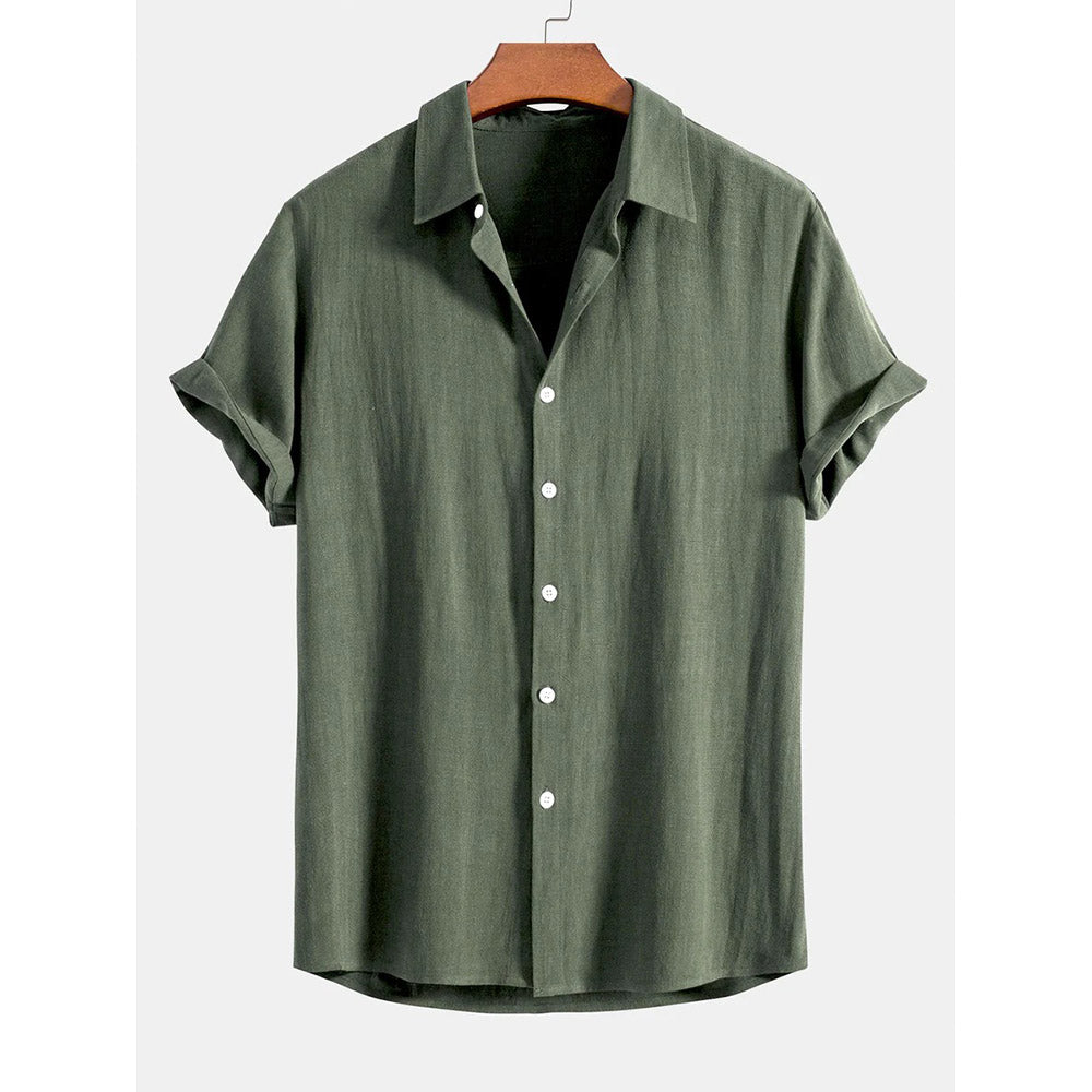 Classic Linen-Rayon Button Down Shirt – Ultra-Soft, Lightweight Shirt