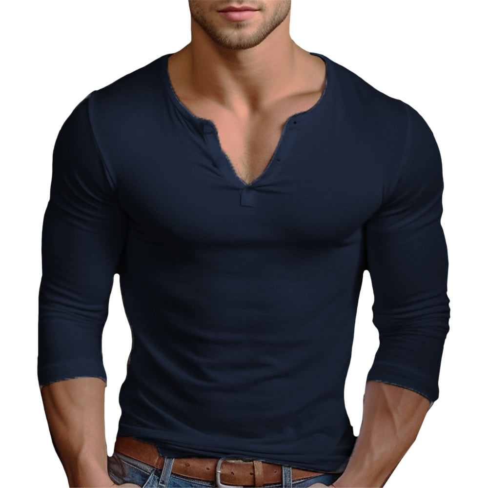 Men's Contoured Deep V-neck Tee– Lightweight, Ultra-Soft, Slim-fit Tee