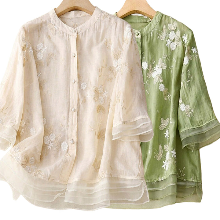 Alessia Linen Top