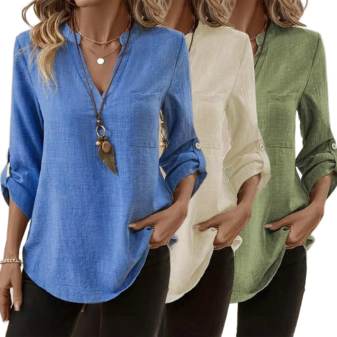 Elianna Linen Top