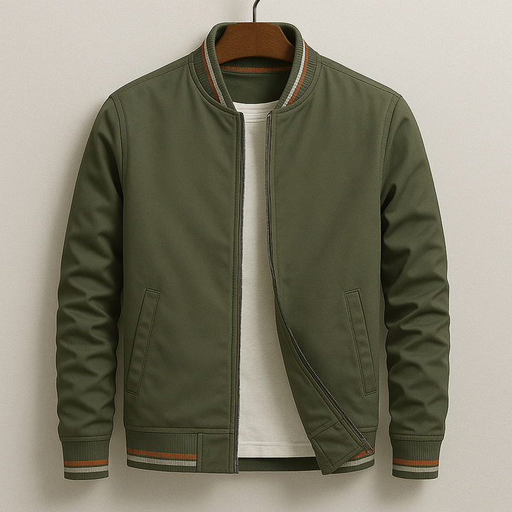 Hand Crafted Bomber Jacket for Men – Smooth Fit, Lightweight, Durable Jacket