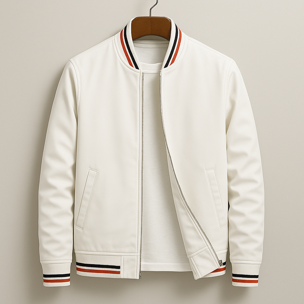 Hand Crafted Bomber Jacket for Men – Smooth Fit, Lightweight, Durable Jacket