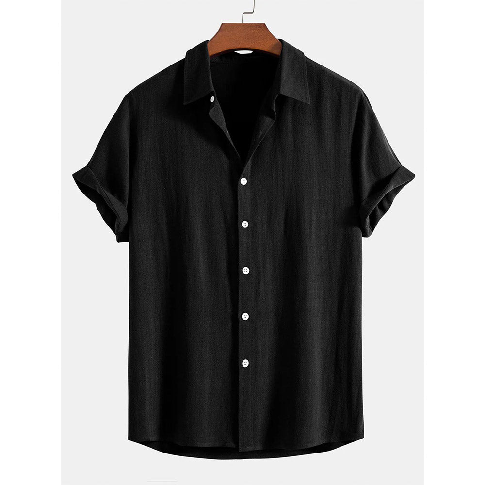Classic Linen-Rayon Button Down Shirt – Ultra-Soft, Lightweight Shirt