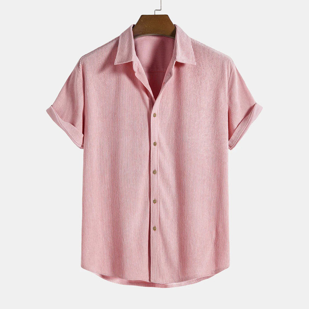 Classic Corduroy Button-Down Shirt – Ultra-Soft Texture, Dailywear Shirt