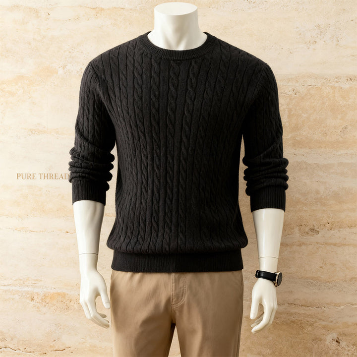 Elias Cable-knit Sweater