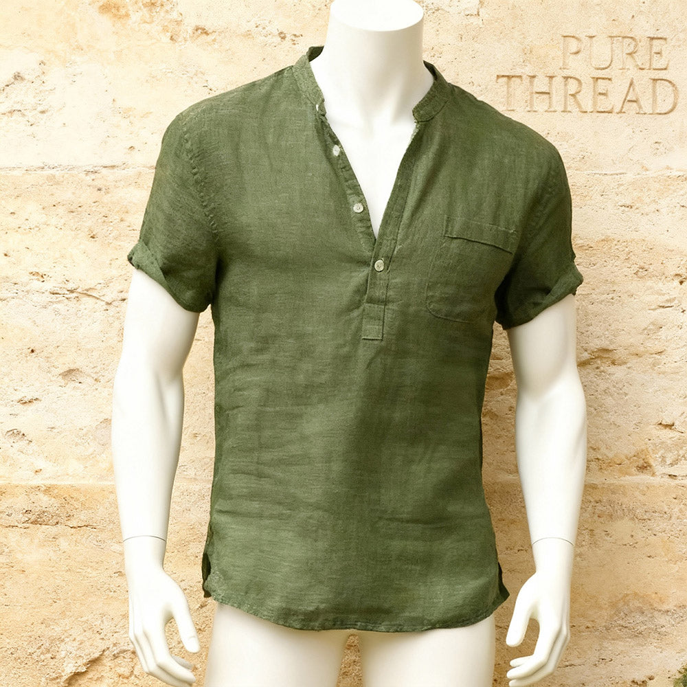 Hugo Linen-Cotton Shirt