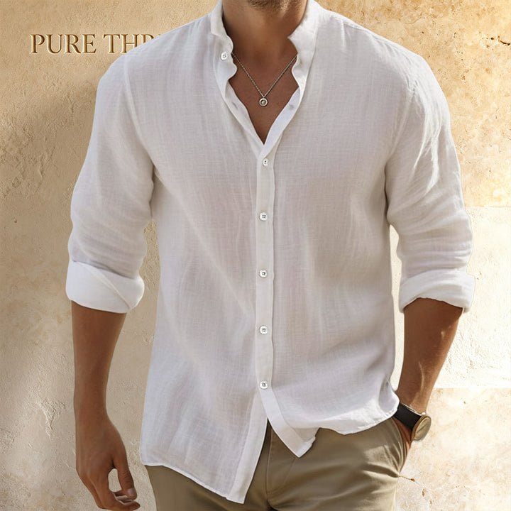 Classic 100% Pure Cotton Shirt – Ultra-soft, Lightweight Dailywear Shirt