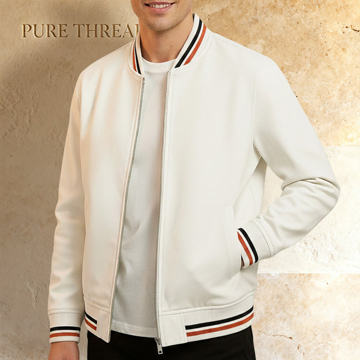 Hand Crafted Bomber Jacket for Men – Smooth Fit, Lightweight, Durable Jacket