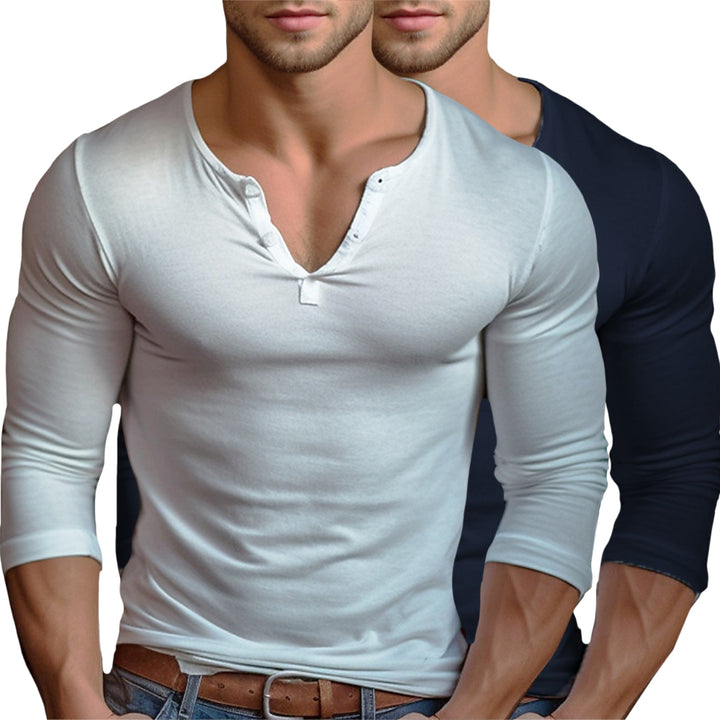 Men's Contoured Deep V-neck Tee– Lightweight, Ultra-Soft, Slim-fit Tee