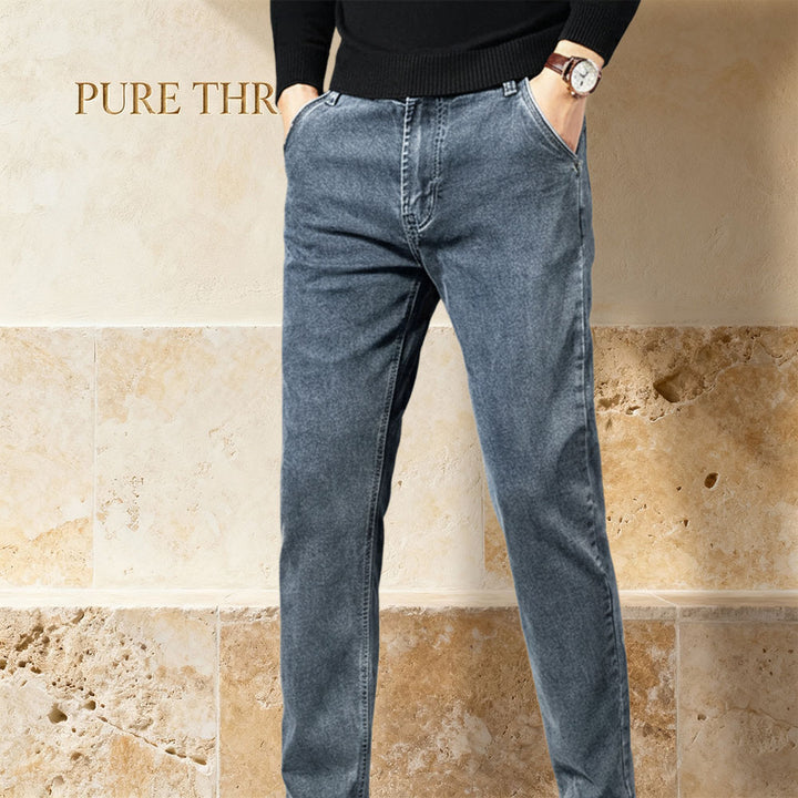 Men's UltraStretch Classic Denim Jeans – Slim-Fit, Durable Jeans