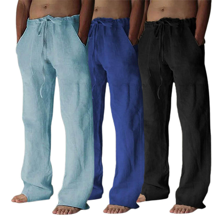 Men’s 100% Pure Cotton Trousers – Lightweight, Relaxed-Fit Everyday Pants