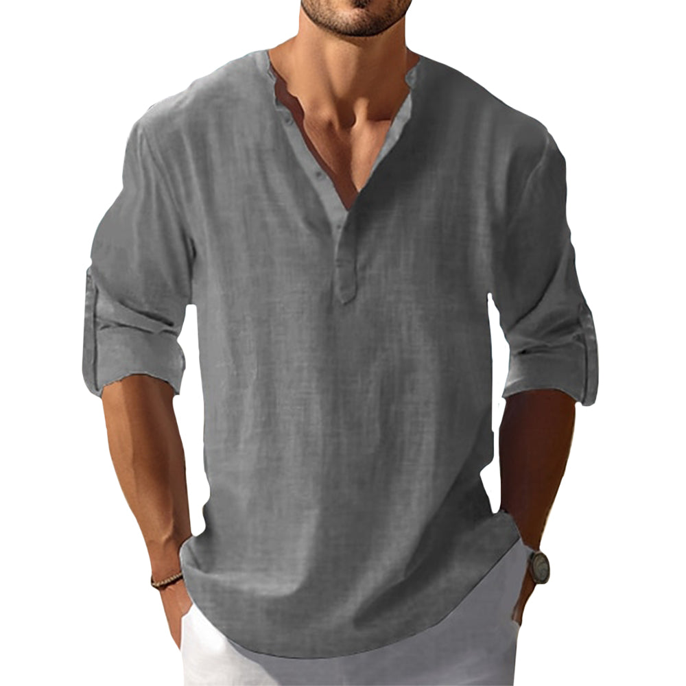 Classic Cotton-Linen Relaxed Shirt – Super Soft, Ultra-Light Shirt