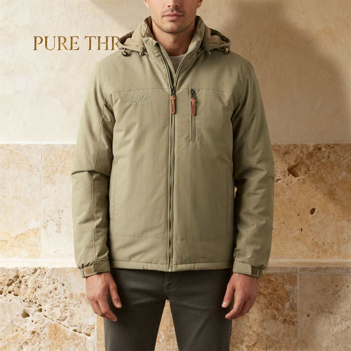 Men's Durable Thermal Lined Jacket – Ultra-Warmth, Comfortable Fit Jacket