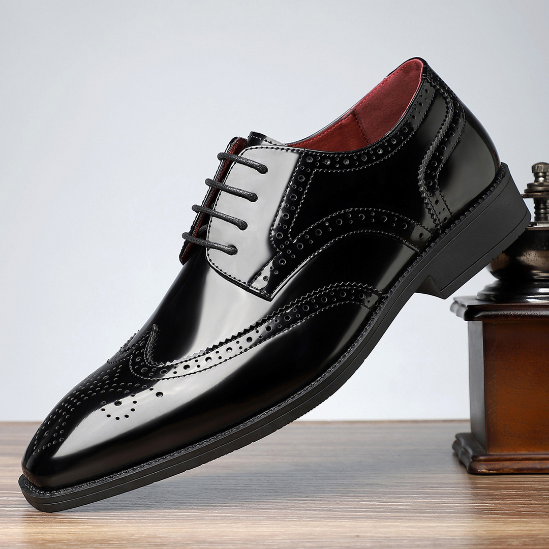 Hand Crafted Polished Oxfords – Ultra-Durable, Classic Dress Shoes