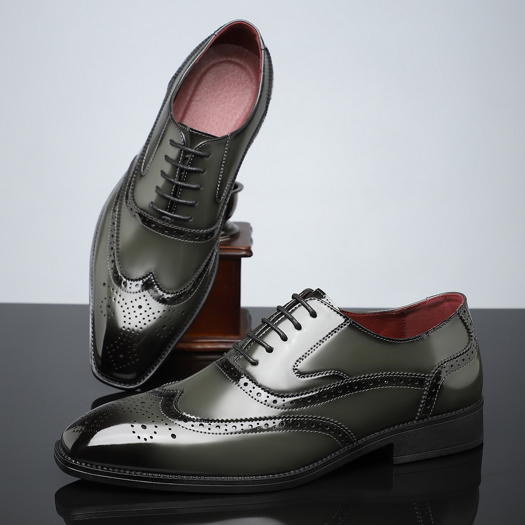 Hand Crafted Polished Oxfords – Ultra-Durable, Classic Dress Shoes