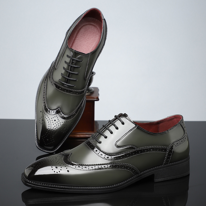 Hand Crafted Polished Oxfords – Ultra-Durable, Classic Dress Shoes