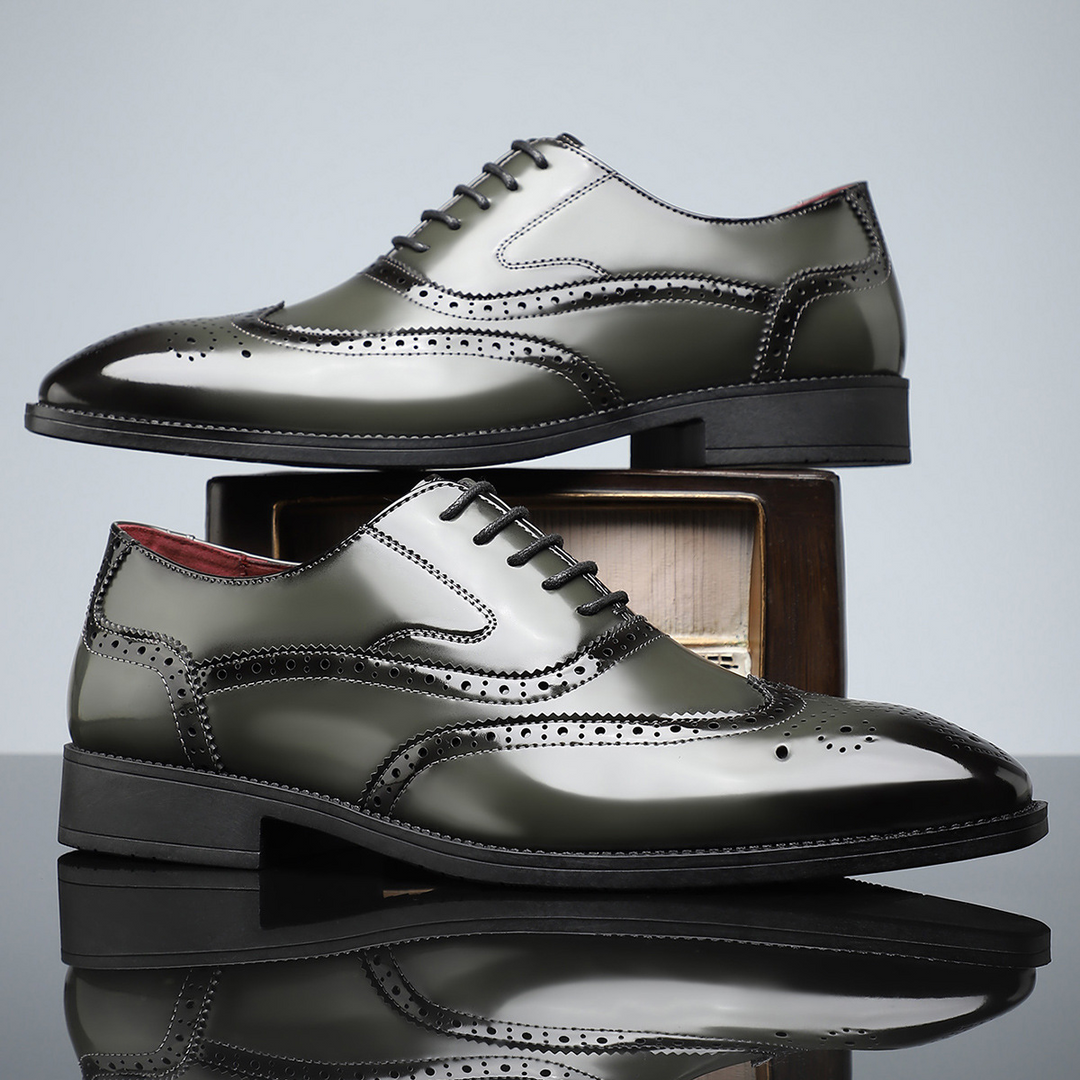 Hand Crafted Polished Oxfords – Ultra-Durable, Classic Dress Shoes
