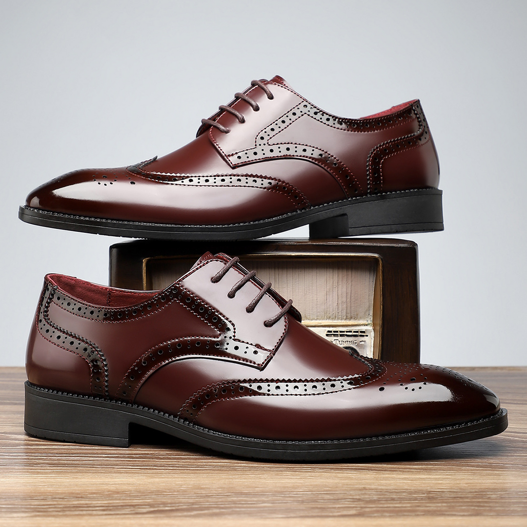 Hand Crafted Polished Oxfords – Ultra-Durable, Classic Dress Shoes