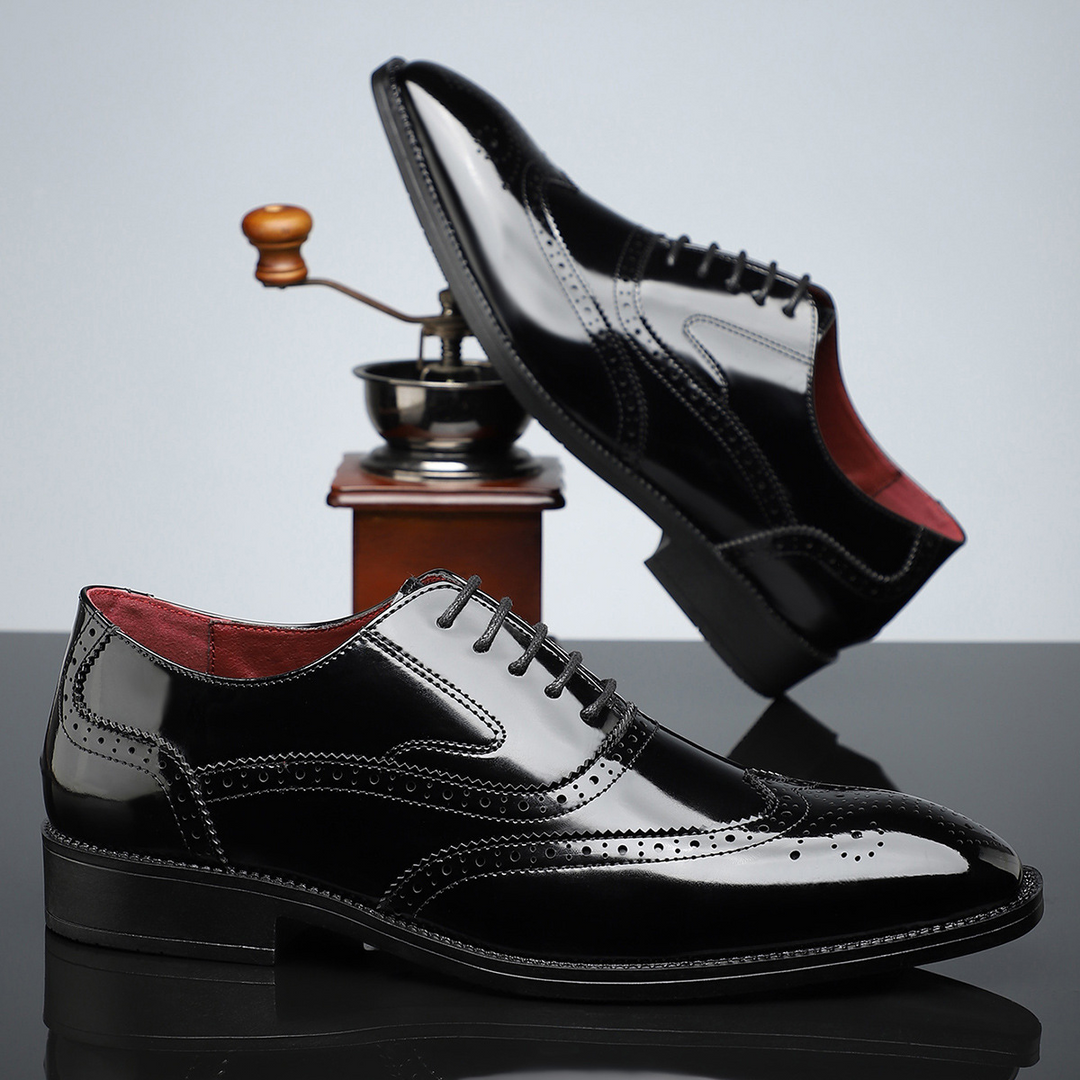 Hand Crafted Polished Oxfords – Ultra-Durable, Classic Dress Shoes