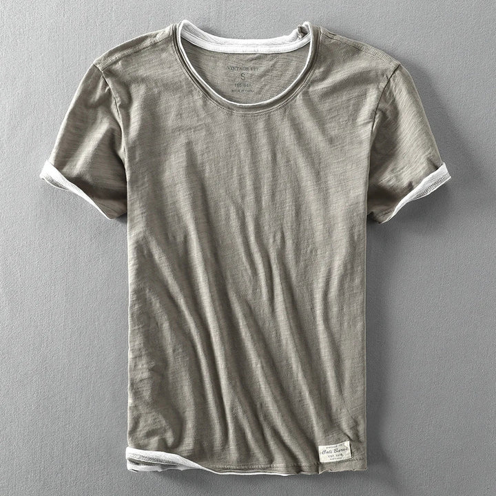 Men's 100% Pure Bamboo Cotton T-Shirt – Lightweight & Moisture-Wicking Tee