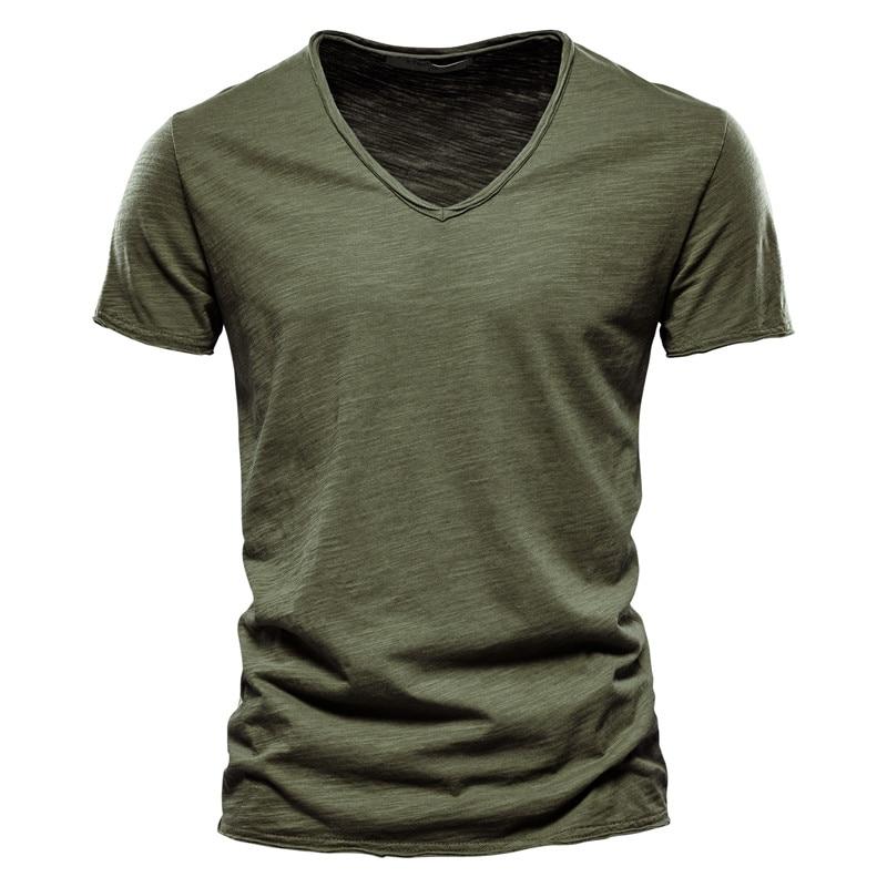 Pure Bamboo Cotton V-Neck Tee – Ultra-soft, 100% Bamboo Cotton T-shirt