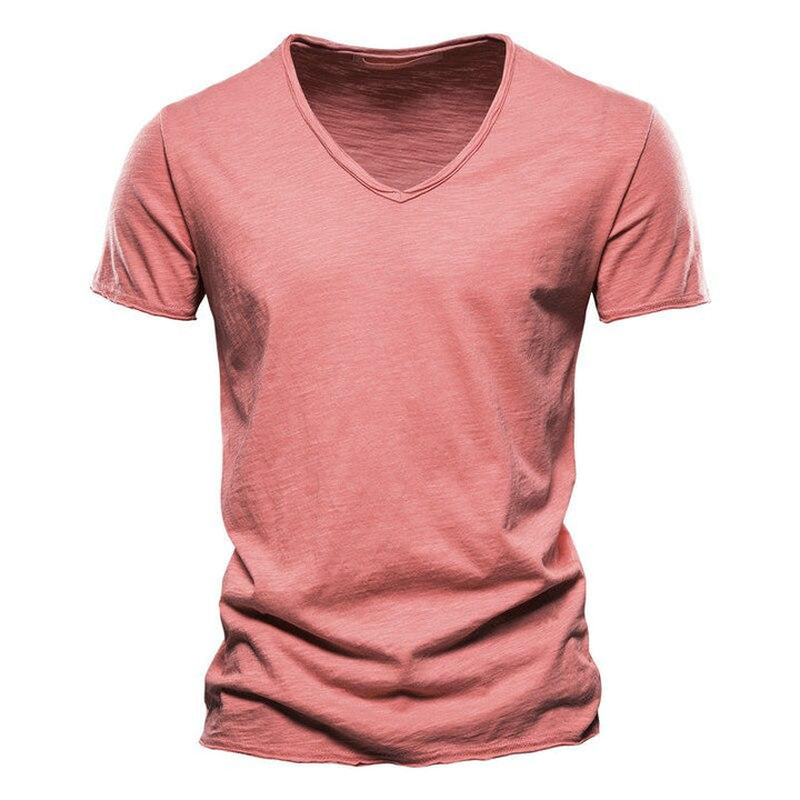 Pure Bamboo Cotton V-Neck Tee – Ultra-soft, 100% Bamboo Cotton T-shirt