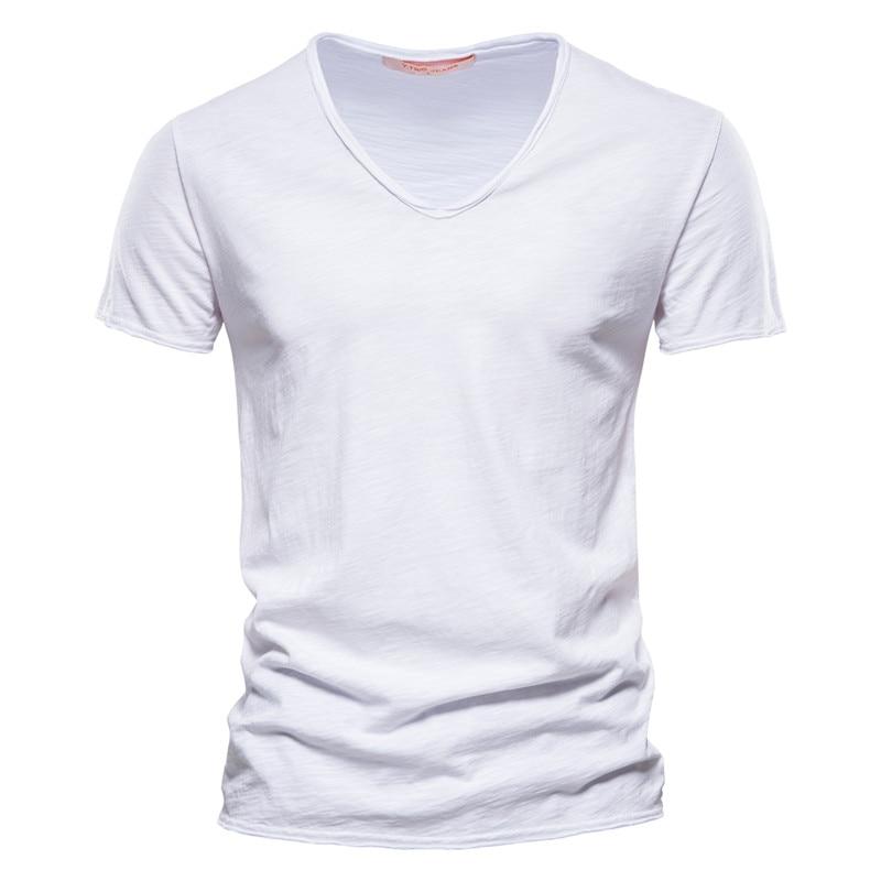 Pure Bamboo Cotton V-Neck Tee – Ultra-soft, 100% Bamboo Cotton T-shirt