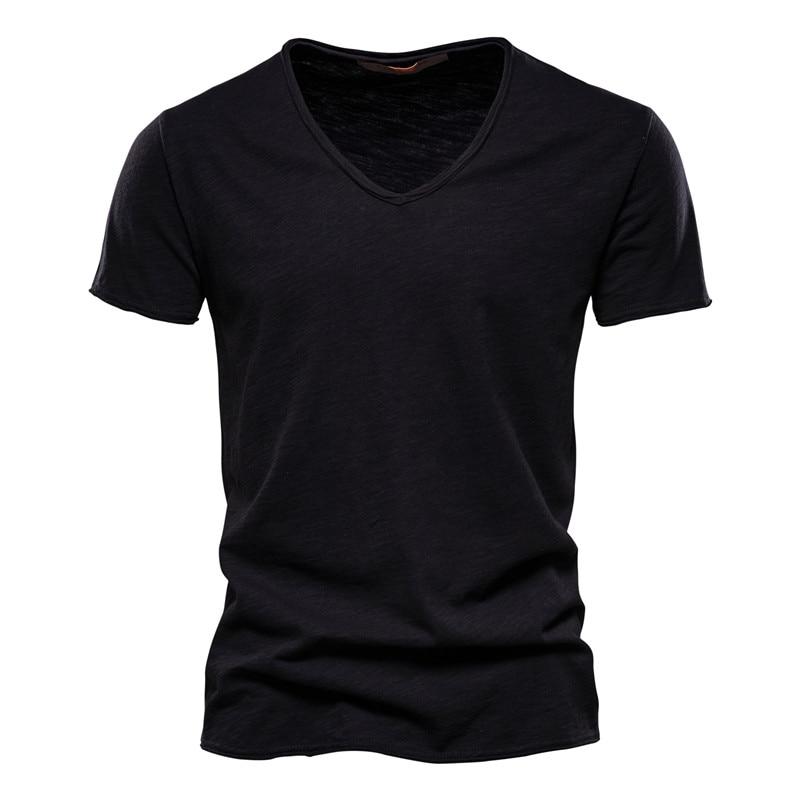 Pure Bamboo Cotton V-Neck Tee – Ultra-soft, 100% Bamboo Cotton T-shirt