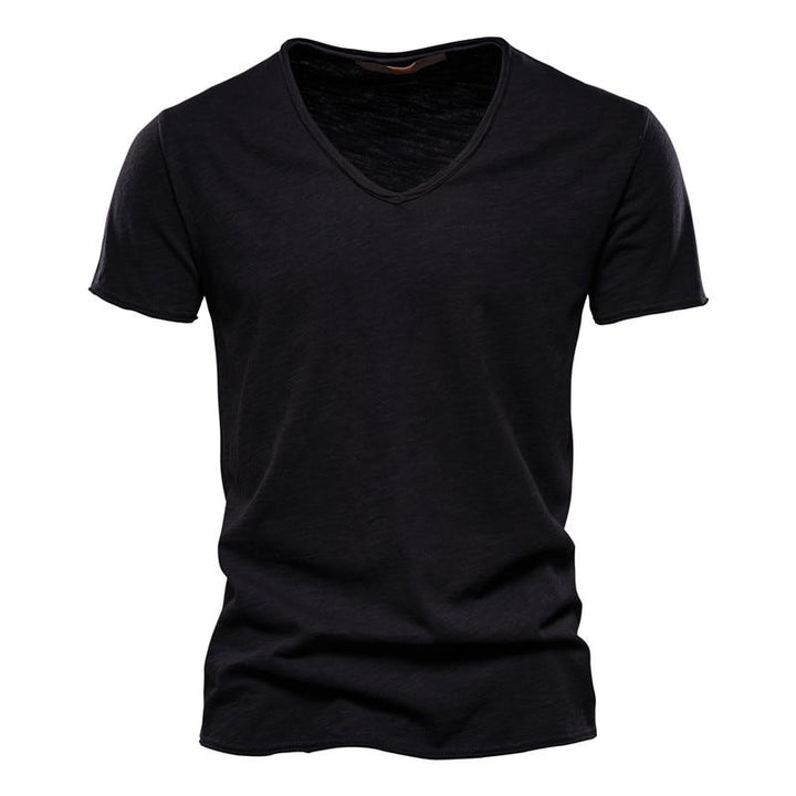 Pure Bamboo Cotton V-Neck Tee – Ultra-soft, 100% Bamboo Cotton T-shirt