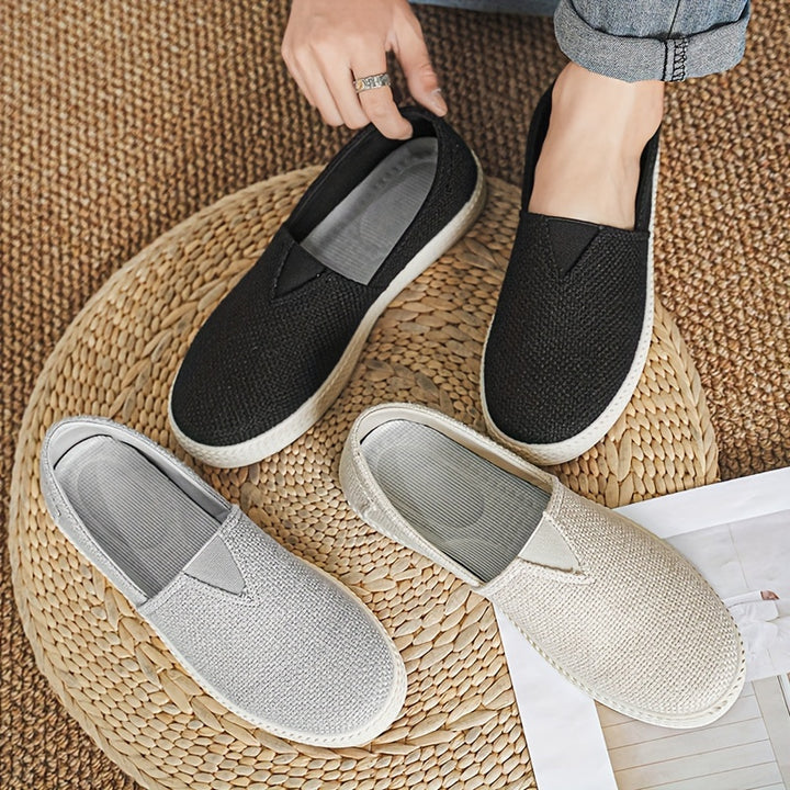 Ultra-Breathable Slip-on Shoes – Lightweight, Comfortable Knit Loafers