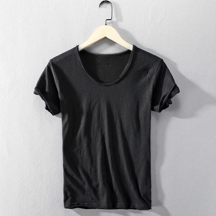 Pure Cotton Crew Neck T-Shirt for Men – Ultra-Soft, Lightweight, Breathable Tee