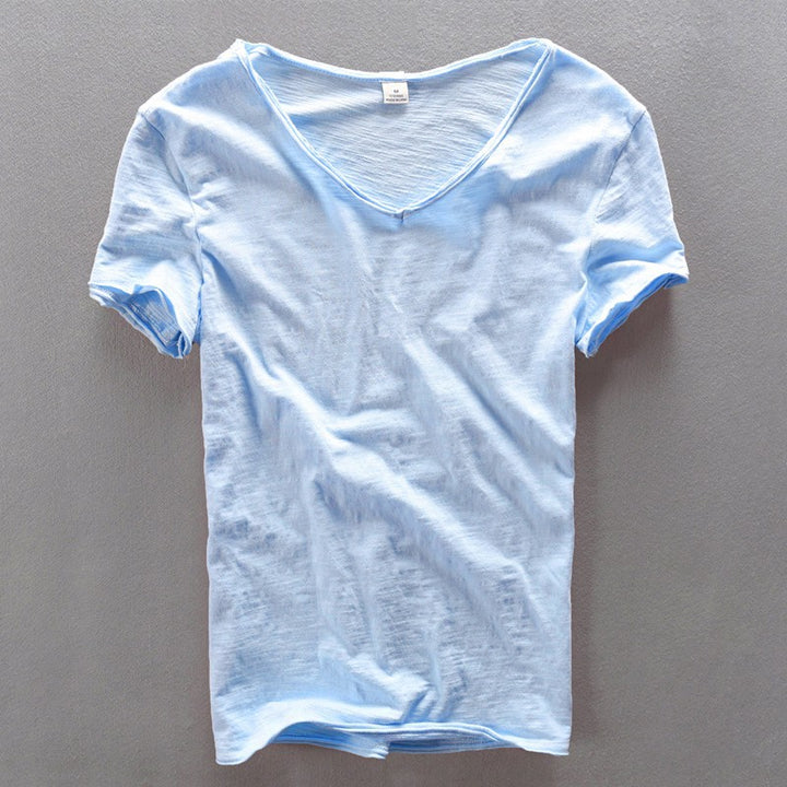 Men’s 100% Pure Cotton Dailywear Tee – Ultra-Soft, Lightweight T-shirt