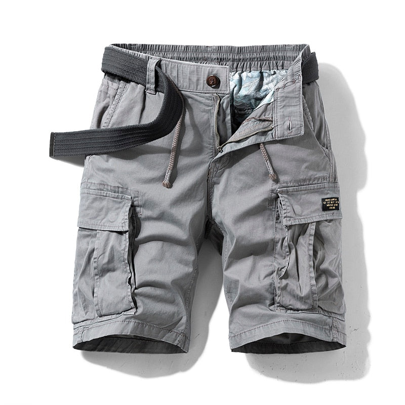 Ultra-Durable Cargo Cotton Shorts – Multi-Pocket, Utility Shorts