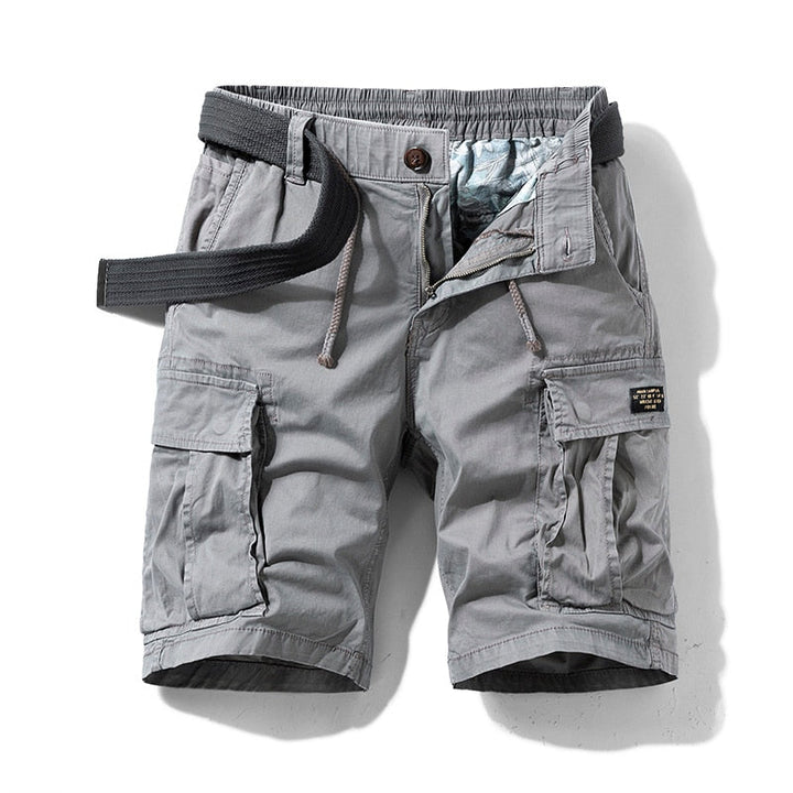Ultra-Durable Cargo Cotton Shorts – Multi-Pocket, Utility Shorts