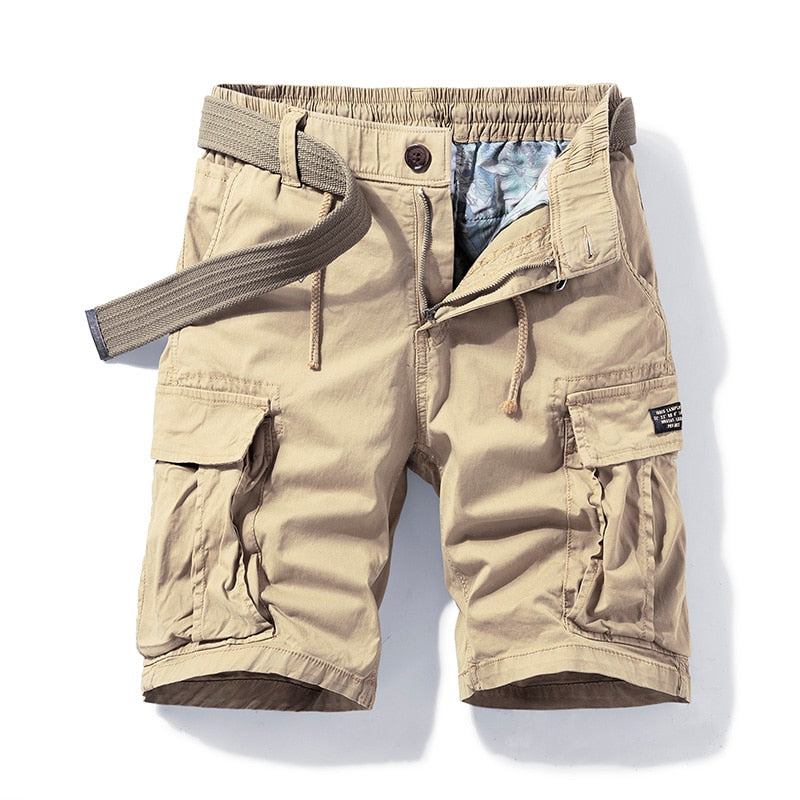 Ultra-Durable Cargo Cotton Shorts – Multi-Pocket, Utility Shorts