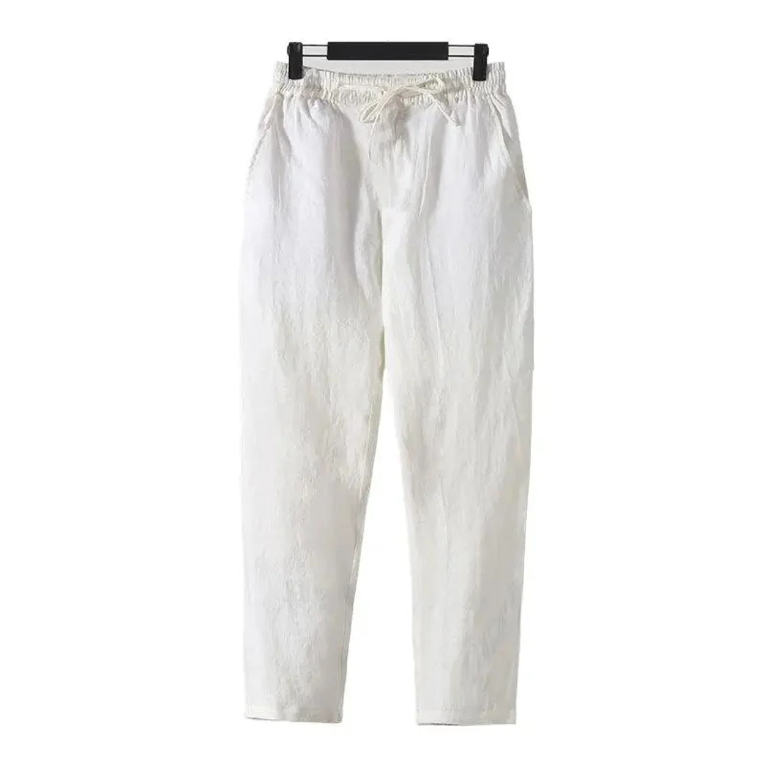 Men's Classic Relaxed Linen Pants – Ultra-Light, Breathable Trousers