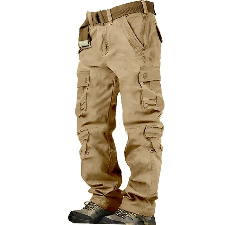 Men's 100% Cotton Heavy-Duty Cargo Pants – Ultra-Durable, Multi-Pocket Utility Cargo Pants