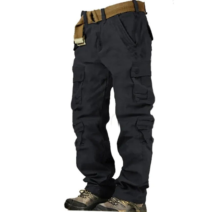 Men's 100% Cotton Heavy-Duty Cargo Pants – Ultra-Durable, Multi-Pocket Utility Cargo Pants