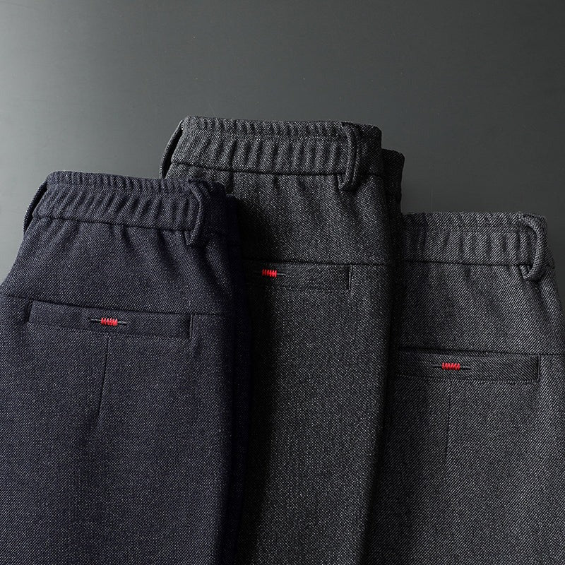 Men's Ultra-Stretch Cotton-Blend Pants – Slim-Fit, Lightweight Pants