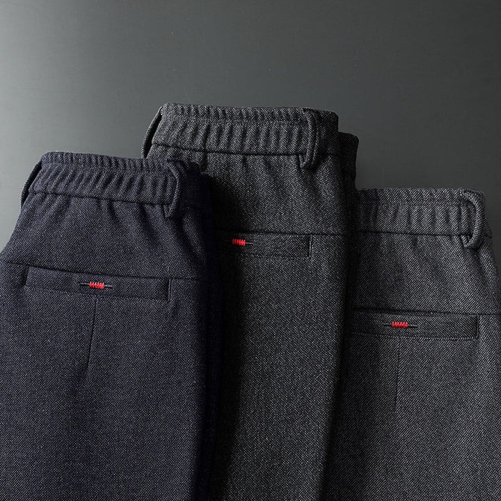 Men's Ultra-Stretch Cotton-Blend Pants – Slim-Fit, Lightweight Pants