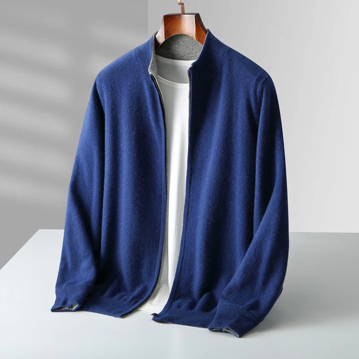 Men's Classic Cashmere Knit Cardigan – Super Cozy, Ultra-Soft Cardigan