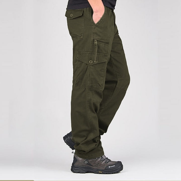 Men’s Ultra-Durable Pure Cotton Tactical Cargo Pants – Multi-Pocket, Utility Pants