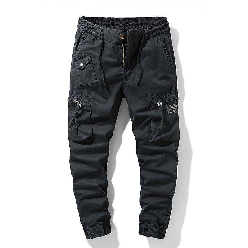 Ultra-Durable 100% Cotton Cargo Trousers – Multi-Pocket, Utility Cargo Pants