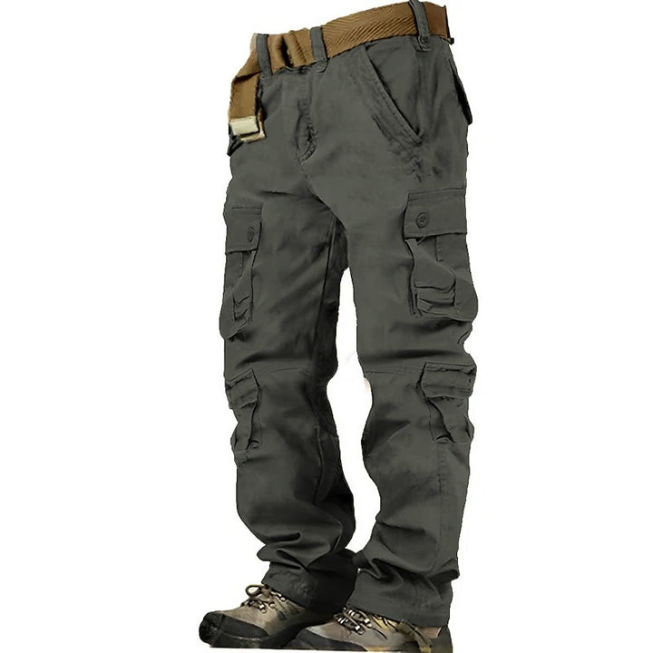 Men's 100% Cotton Heavy-Duty Cargo Pants – Ultra-Durable, Multi-Pocket Utility Cargo Pants