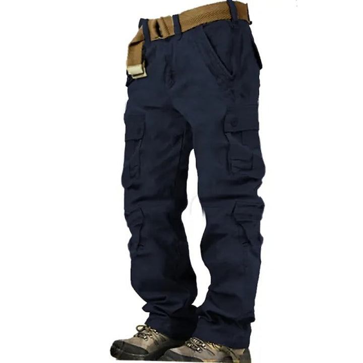 Men's 100% Cotton Heavy-Duty Cargo Pants – Ultra-Durable, Multi-Pocket Utility Cargo Pants