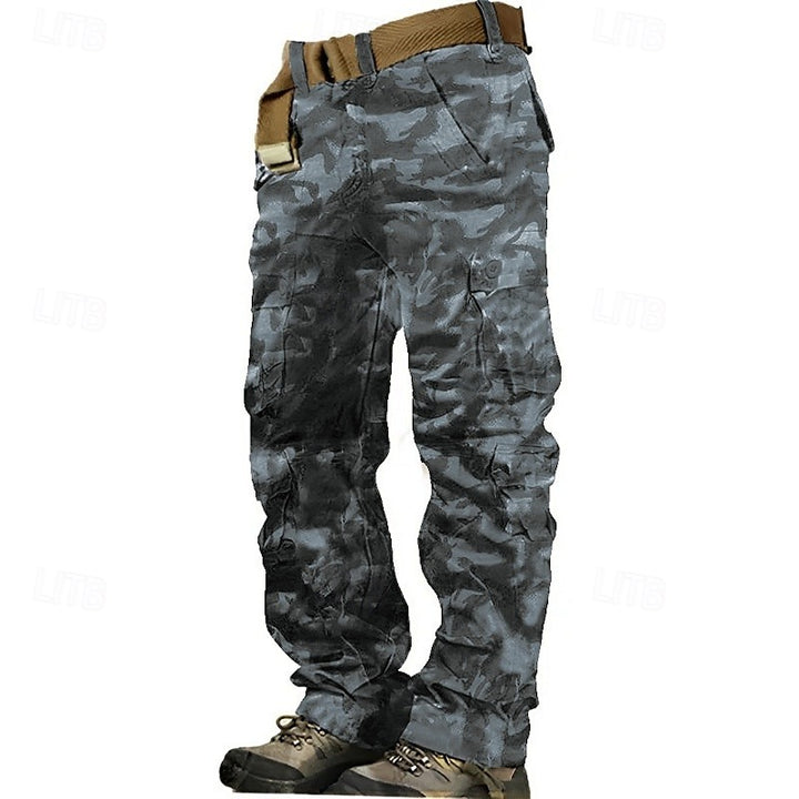 Men's 100% Cotton Heavy-Duty Cargo Pants – Ultra-Durable, Multi-Pocket Utility Cargo Pants