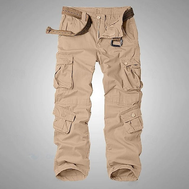 Classic 100% Pure Cotton Tactical Cargo Pants – Multi-Pocket, Ultra Dailywear Cargo Trouser