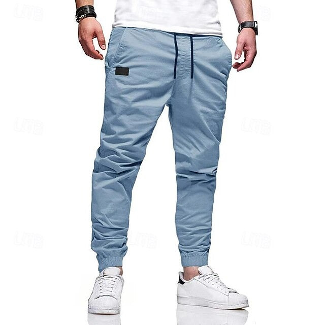 Men's Cotton Blend Lightweight Joggers – Relaxed-Fit, Training Jogger