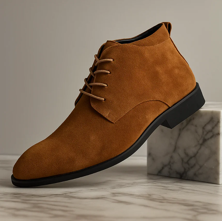 Men's Classic Suede Chukka Boots – Ultra-Durable, Supple Suede Boots